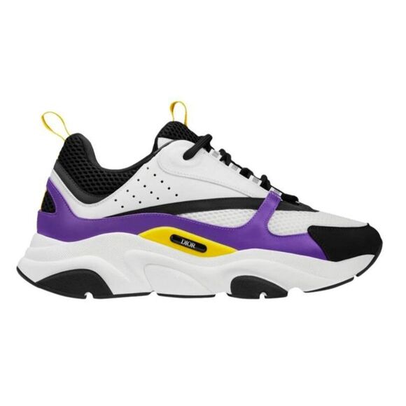 CHRISTIAN DIOR B22 'Violet White' Sneakers Size 40 - Picture 1 of 13